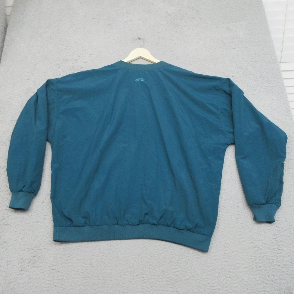 Vintage 1993 Royal St Georges Open Pullover Jacket Mens XL Blue Golf Headwind